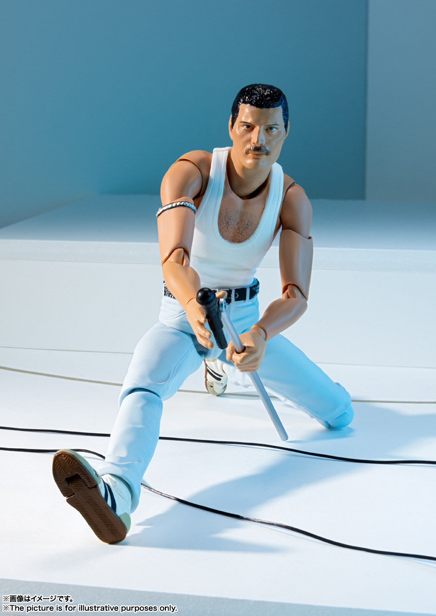 Bandai S.H.Figuarts Freddie Mercury Action Figure 2019 New SHF Brand New