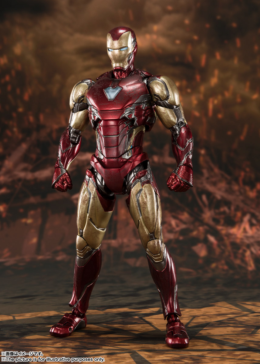 sh figuarts avengers endgame iron man mark 85