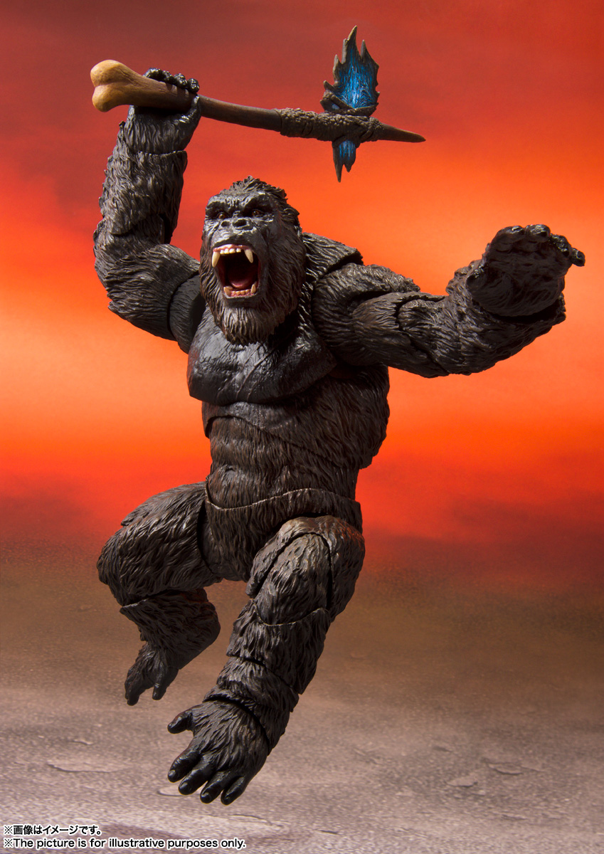 S.H.MonsterArts KONG FROM GODZILLA x KONG: THE NEW EMPIRE (2024) Action  Figure