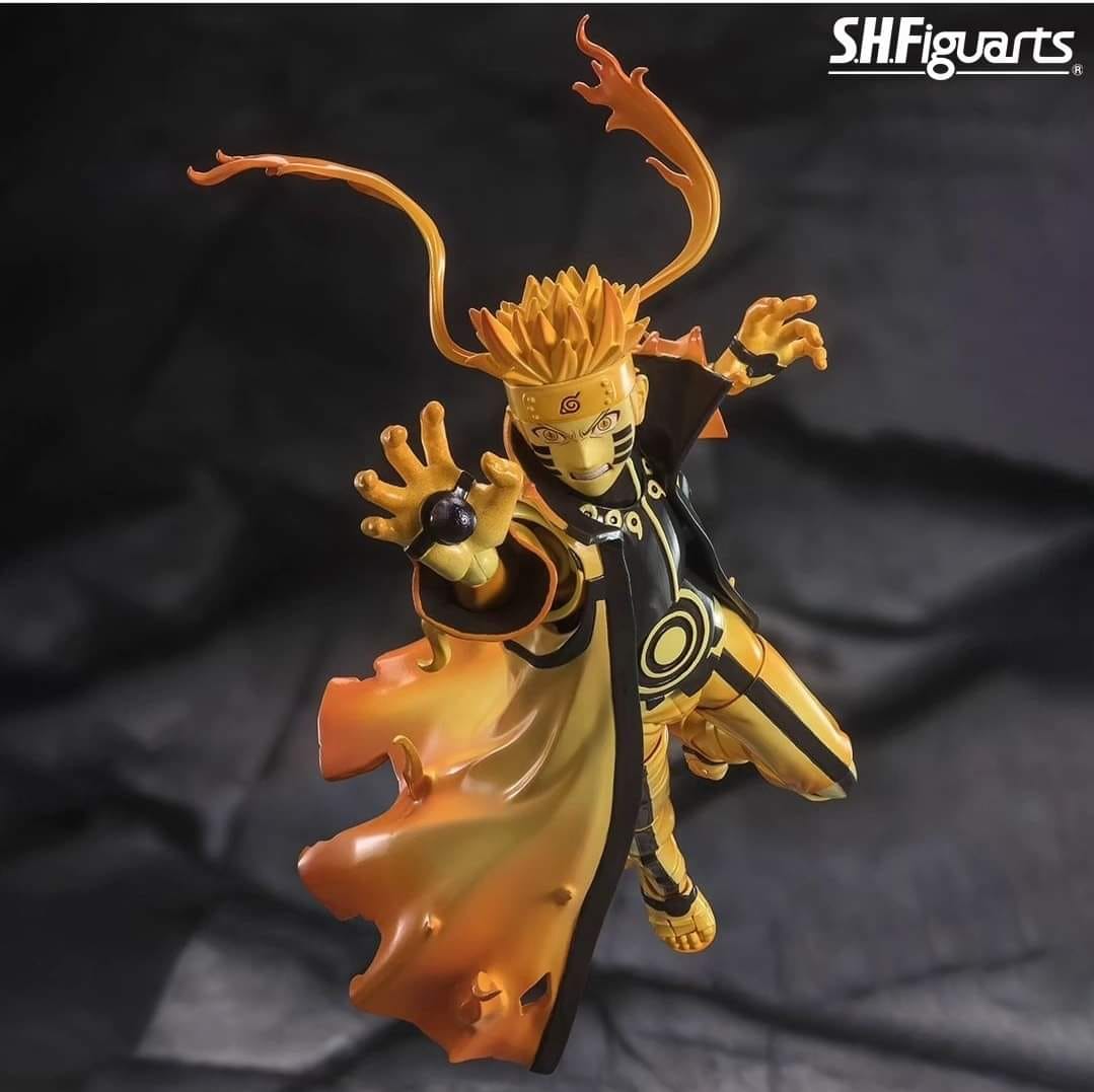 Précommande Figurine Naruto figurine S.H. Figuarts Naruto Uzumaki (Kurama  Link Mode) - Courageous Strength That Binds - 15 cm, Figurines