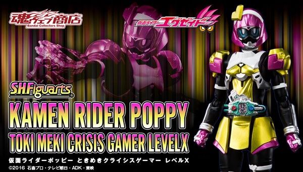 S.H.Figuarts Kamen Rider Poppy Toki Meki Crisis Gamer Level X 