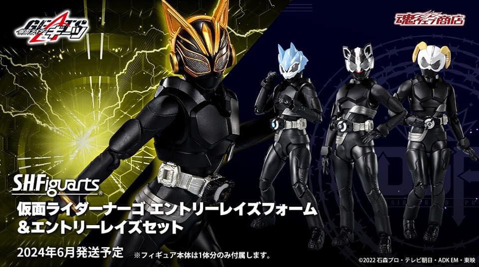 S.H.Figuarts Kamen Rider Nago Entry Raise Form & Entry Raise Set
