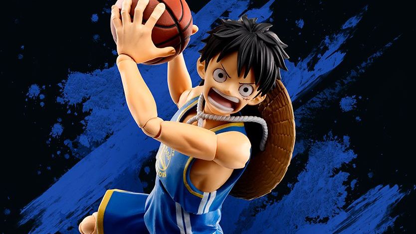 S.H.Figuarts ONE PIECE x NBA MONKEY.D.LUFFY-GOLDEN STATE WARRIORS ver.-