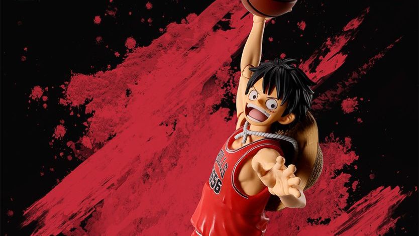 S.H.Figuarts ONE PIECE x NBA MONKEY.D.LUFFY-CHICAGO BULLS ver.-
